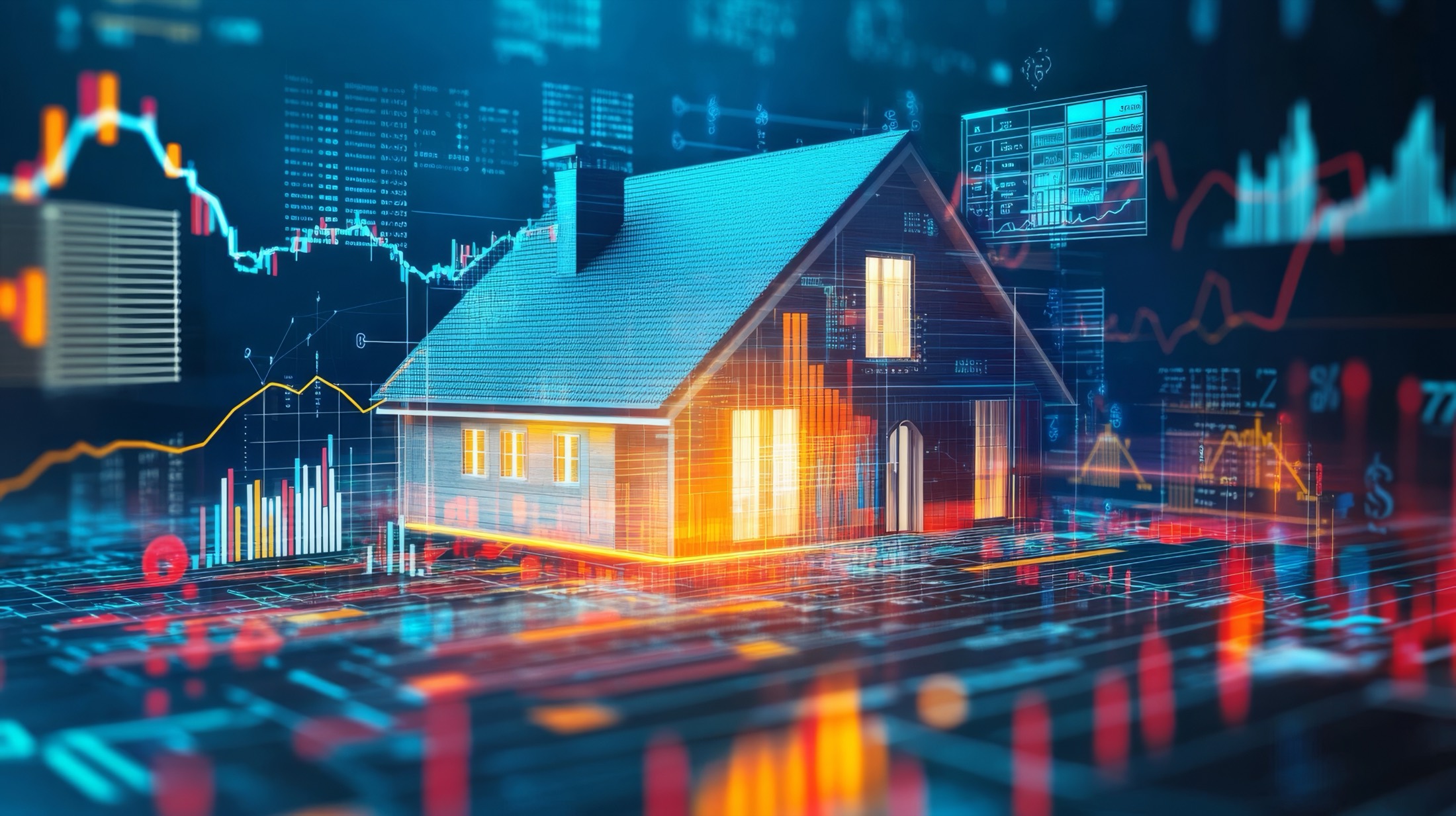 A home rendered as a live data object